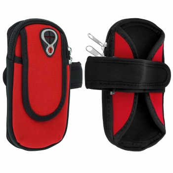Brazalete Universal Para Deporte Smartphone Neopreno Impermeable – Rojo