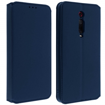 Funda Xiaomi Mi 9t Libro Billetera F. Soporte – Azul Oscuro