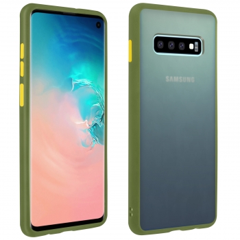Carcasa Samsung Galaxy S10 Translúcida Y Rígida Mate - Verde