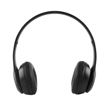 Cascos Bluetooth Estéreo Modelo P47 Radio Fm Y Jack 3,5mm Plegables - Negro