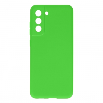 Funda Samsung Galaxy S21 Fe Silicona Flexible Acabado Tacto Suave Verde