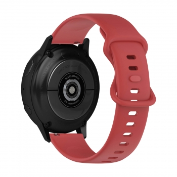 Pulsera Samsung Galaxy Watch Active 2 40mm Silicona Flexible Rojo