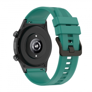 Pulsera Honor Watch Gs3 Silicona Texturizado Verde Oscuro
