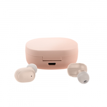 Auriculares Bluetooth 5.2 Con Estuche De Carga Autonomía 12h Sonido Nítido Rosa