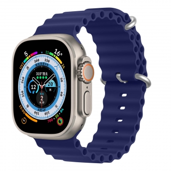 Correa Para Apple Watch 45mm / 44mm / 42mm Silicona Ajustable Dux Ducis Azul