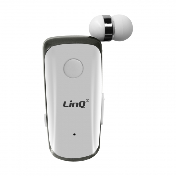 Auricular Inalámbrico Vibración Notificación Vocal Batería 10h Linq R839 Blanco