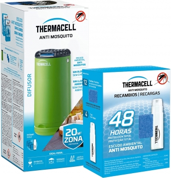 Thermacell - Pack Antimosquitos: Difusor Verde + Recambios 48h