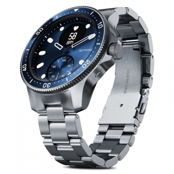 Reloj De Salud 43mm Híbrido Con Ecg Y Spo2 Scanwatch Horizon Withings Azul