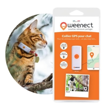 Cats 2 - Collar Para Gato Con Gps Weenect