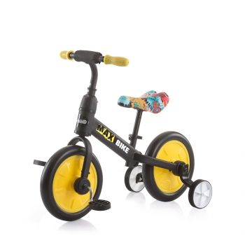 Bicicleta Infantil Con Ruedines Max Bike Yellow De Chipolino