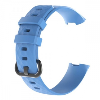 Actecom Correa De Reloj Para Fitbit Charge 3 Azul Pulsera Silicona Soft Calidad Pulseras De Reemplazo De Muñeca Fitbit Charge 3