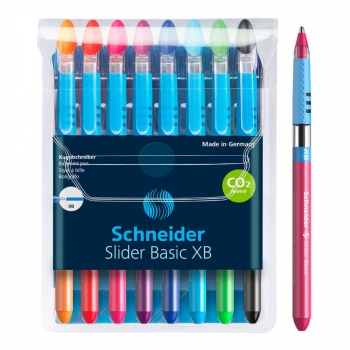 Bolígrafos Schneider Slider Basic 8 Colores