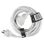 Power Extension Cable 3.00 M H05vv-f 3g1.5 Ip20 White
