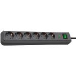 Surge Protected Extension Socket Eco-line 6-way1.50 M - Schuko / Type F (cee 7/7)