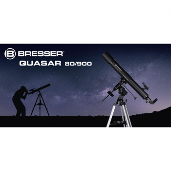 Telecopio Refractor Quasar Eq 80/900 Diseño De Carbo Bresser
