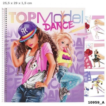 Cuaderno Para Colorear Dance Topmodel