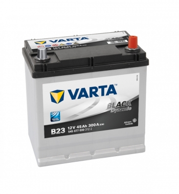 Batería Varta B23 - 45ah 12v 300a. 219x135x225
