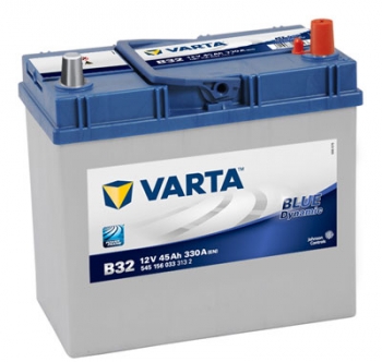 Batería Varta B32 - 45ah 12v 330a. 238x129x227