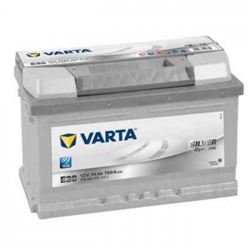Batería Varta E38 - 74ah 12v 750a. 278x175x175