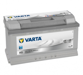 Batería Varta H3 - 100ah 12v 830a. 353x175x190