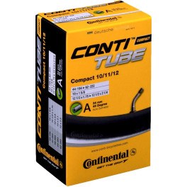 Continental Camara Compact 10/11/12x1/2x1.75-2.5 Valvula Standard 34 Mm 45º (44-194/62-222)