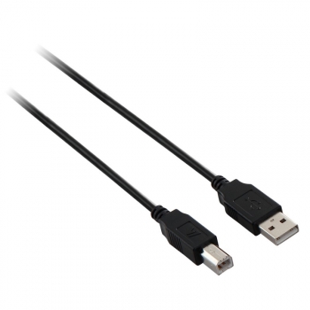 V7 - Cable Usb 2.0 Usb De A A B (m/m), Negro 3 m