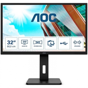 Monitor Profesional Aoc Q32p2ca 31.5'/ Qhd/ Multimedia/ Negro