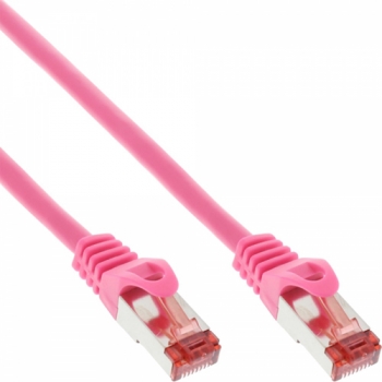 Cable Ftp Cat.6. 1m Rosa