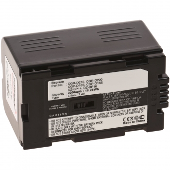 Batería Para Panasonic Nv-gs1b 2200mah, 7,4v, 2200mah/16,3wh, Li-ion, Recargable