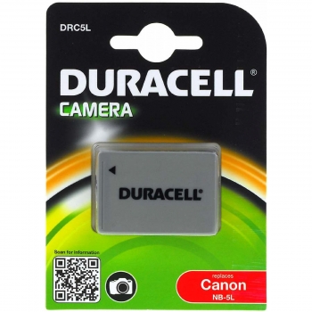 Duracell Batería Para Canon Powershot Sx230 Hs, 3,7v, 820mah/3,03wh, Li-ion, Recargable