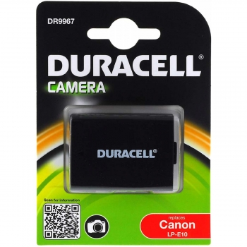 Duracell Batería Para Canon Eos 1100d, 7,4v, 1020mah/7,5wh, Li-ion, Recargable