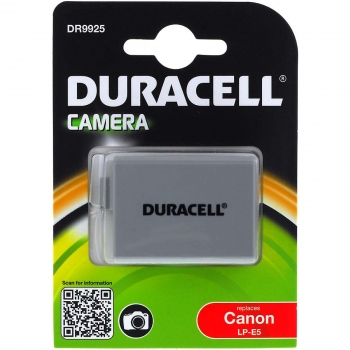 Duracell Batería Para Canon Eos 1000d, 7,4v, 1020mah/7,5wh, Li-ion, Recargable