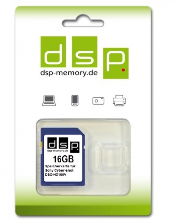 Dsp Memory Z De 4051557381629 16 gb Tarjeta De Memoria Para Sony Cyber-shot Dsc-hx100 v