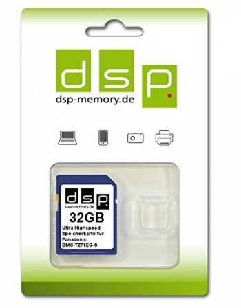 Dsp Memoria Z 4051557427686 32 Gb Tarjeta De Memoria De Ultra Alta Velocidad De La Cámara Panasonic Dmc-tz71eg-s Digital