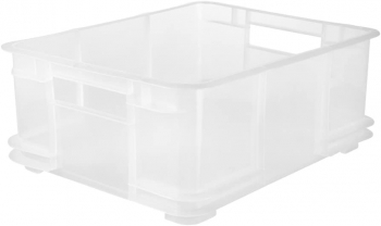 Caja Almacenaje Robusca Plástico Keeeper Bruno 43x35x17,5cm 20l Transp.