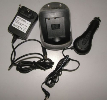 Kit Cargador 220v - 12v Para Bateria Np-40 Para Casio