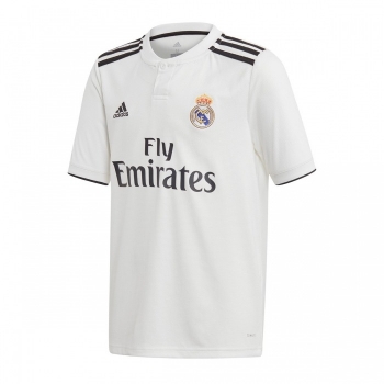 Camiseta Adidas Real Madrid 18/19 Blanco Niño