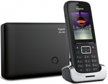 Gigaset Premium 300 Teléfono Dect Identificador De Llamadas Negro, Plata