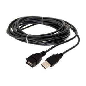 Mediarange - 3mts Extension Cable Usb 2.0 Black