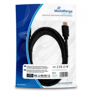 Mediarange Cable Hdmi Con Ethernet 3mts Mrcs155