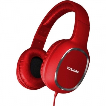 Auriculares Toshiba D160hr/ Con Micrófono/ Jack 3.5/ Rojos