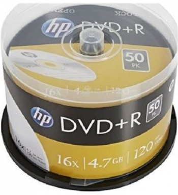 Hp Dre00026-3 Dvd+r 16x/ Tarrina-50-uds Dvd Grabador
