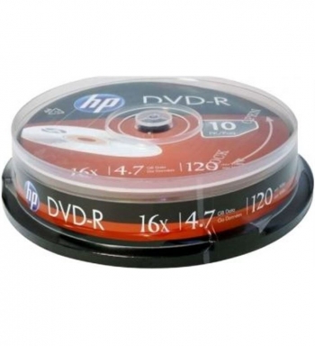 Hp Dme00026-3 Dvd-r 16x/ Tarrina-10uds Dvd Grabador