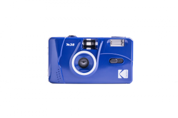 Kodak Da00238 - Cámara Recargable Kodak M38-35mm, Objetivo De Alta Calidad, Flash Incorporado, Pila Aa - Azul