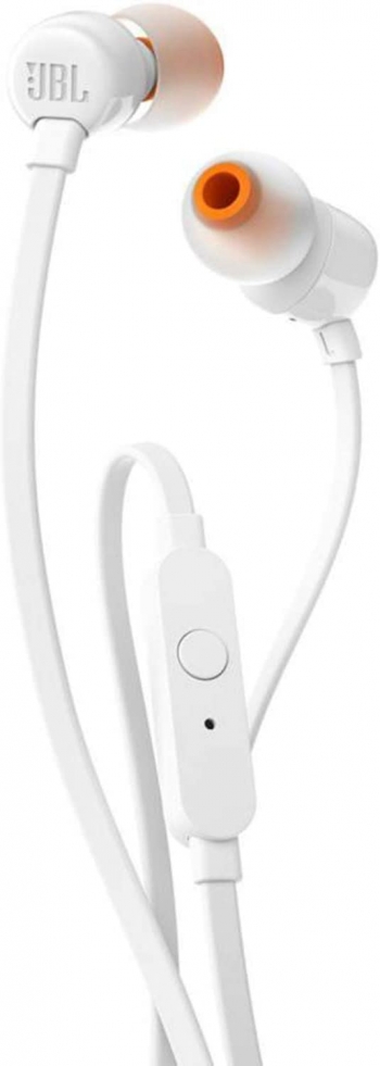 Jbl Tune 110 - Auriculares Intraaurales Bluetooth Con Micrófono, Blanco