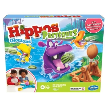 Hasbro Hippos Gloutons Pasteque - Juego De Mesa Para Niños