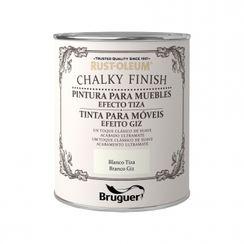 Pintura A La Tiza Bruguer Rust-oleum Chalky Finish Blanco Tiza 750ml