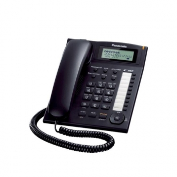 Teléfono Fijo Panasonic Corp. Kx-ts880exb Lcd Negro