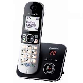 Teléfono Fijo Panasonic Corp. Kx-tg6821frb Negro Gris (reacondicionado B)