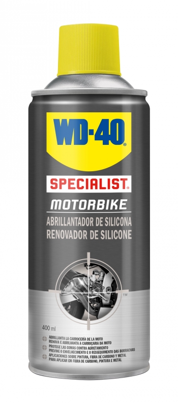 Wd-40 Specialist Motorbike Abrillantador De Silicona En Spray 400ml. Bicicleta Y Motos